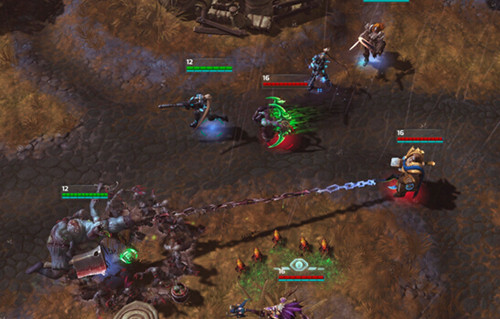 图2:迅游网游加速器---《风暴英雄》实战截图