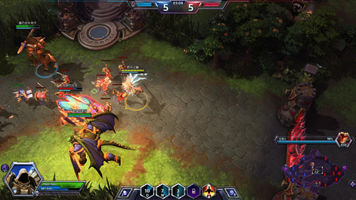 图4:迅游网游加速器——围殴对手